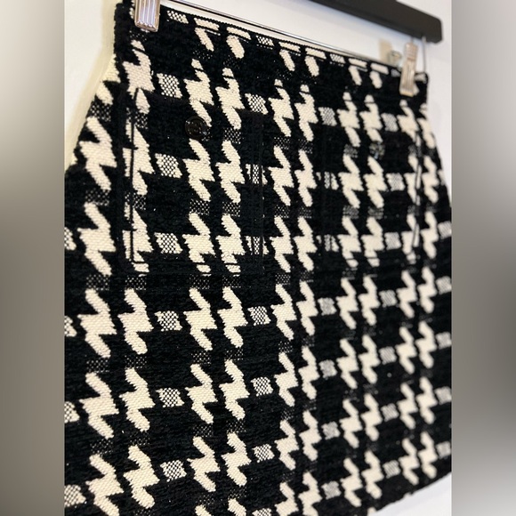 Bree Jacquard Houndstooth Short Coat & Breene Houndstooth Mini Skirt SET - Picture 8 of 12